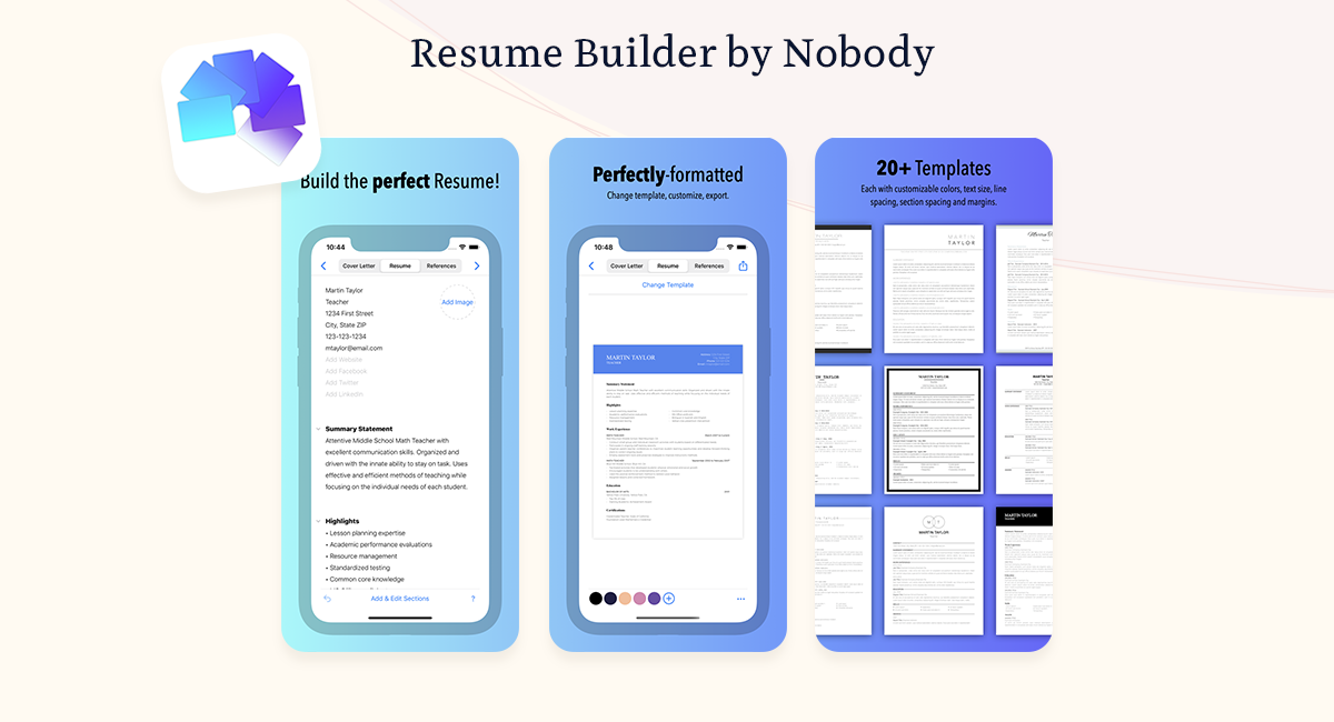 Best Resume Apps for iPhone & Android