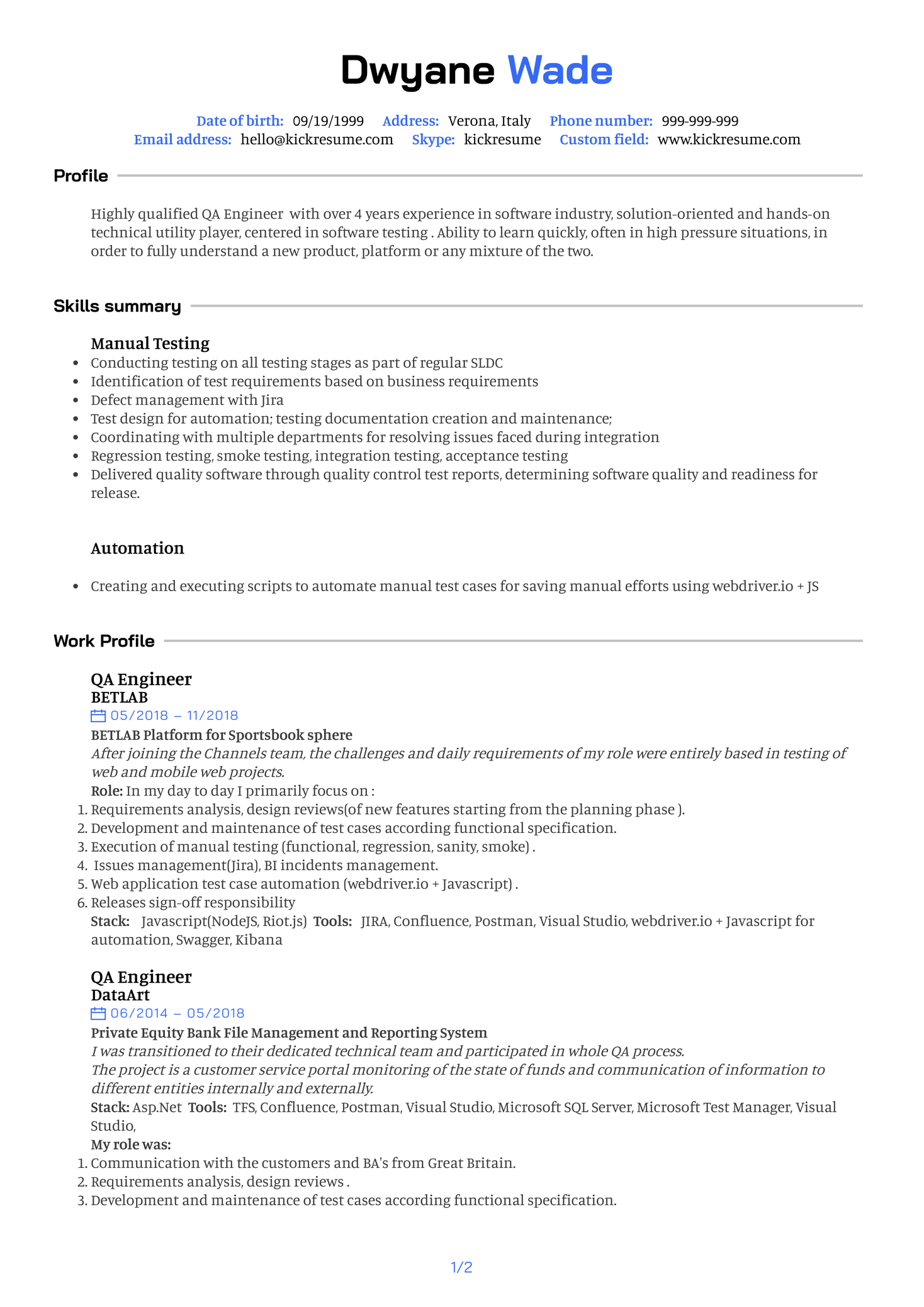 Specialty Pharmacy Technician at Dartmouth Hitchcock Resume Example