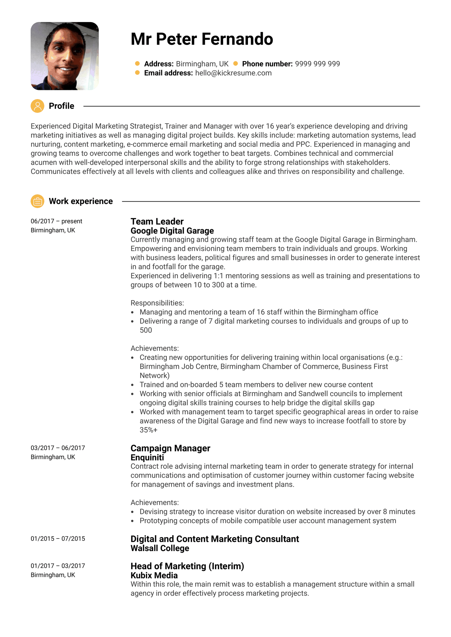 Mount Sinai Hospital Sleep Study Director Resume Example