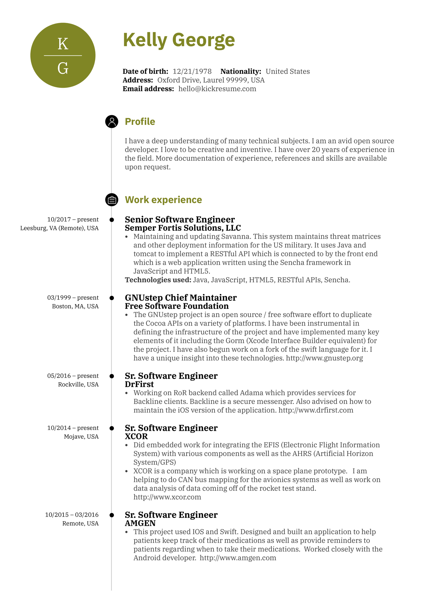 Sales Representative Resume Sample