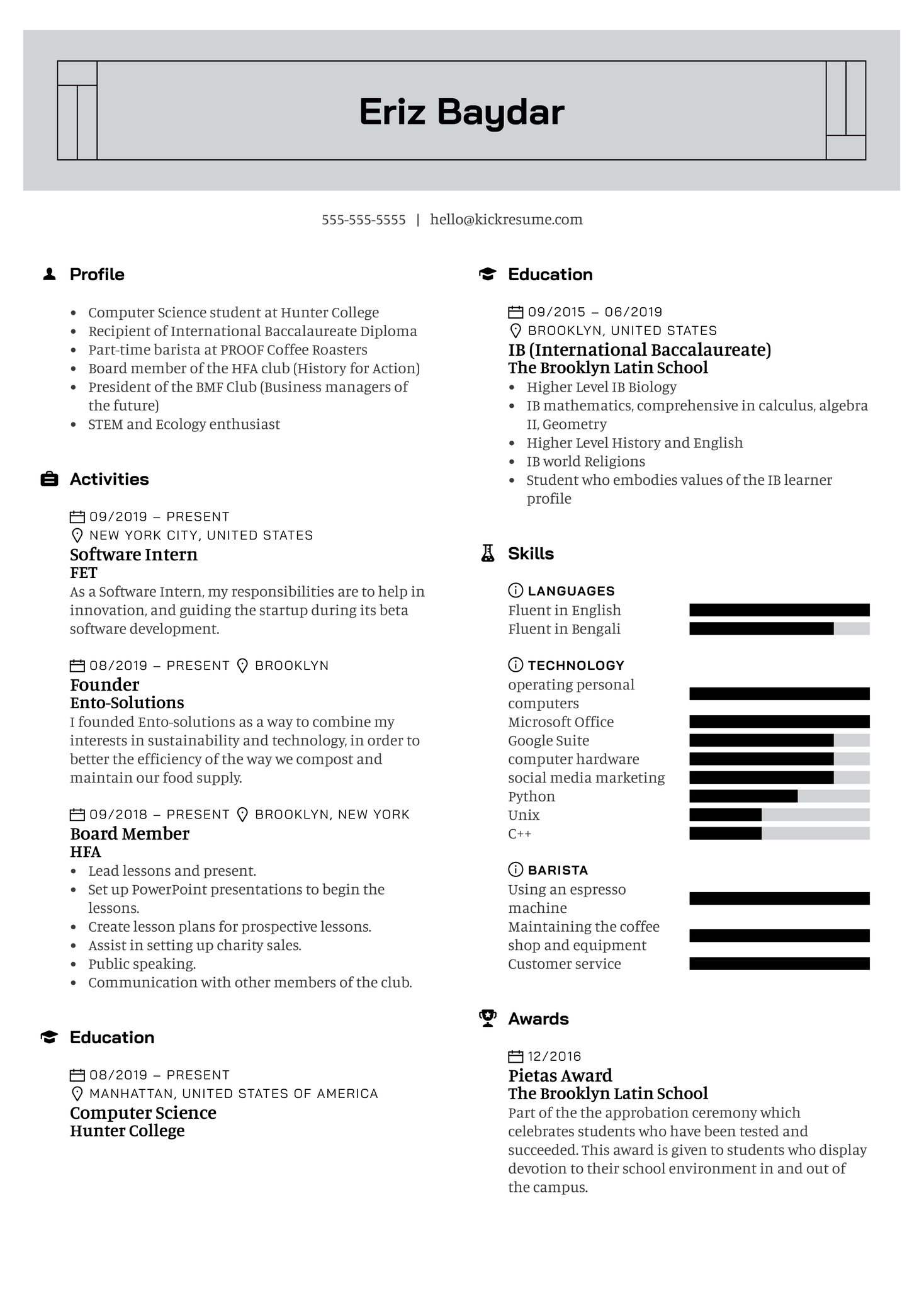 Sheridan College	Teacher's Assistant - Java Intern Cover Letter Example