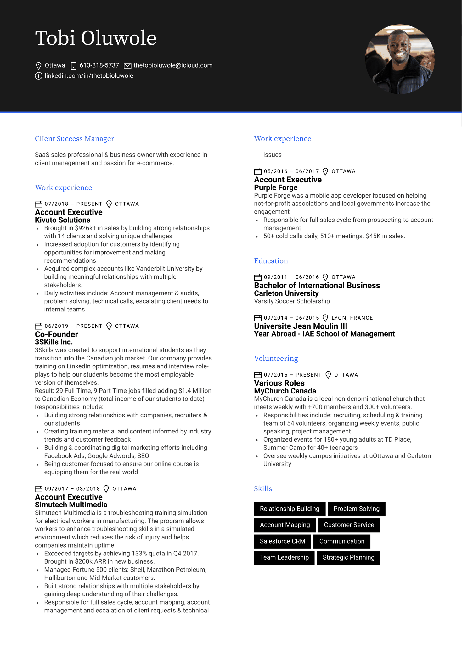 Software Engineer Resume Sample (Hired)