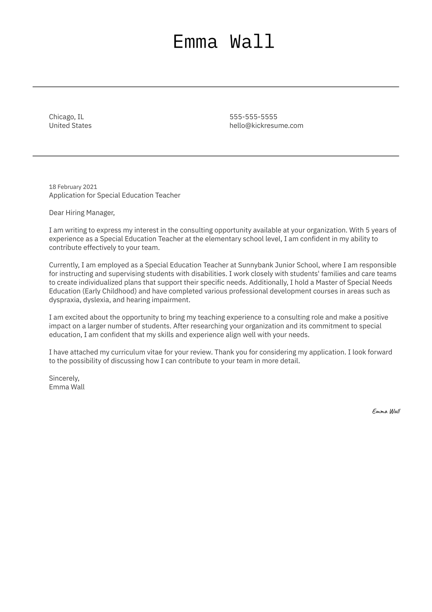 TV Production Assistant Cover Letter Sample