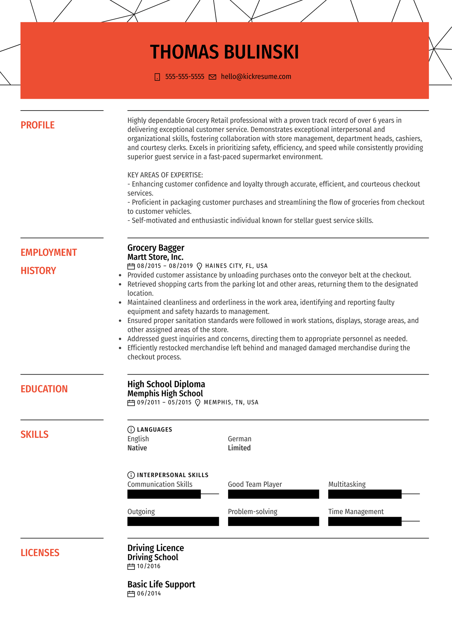 Equity Sales Trader Resume Example