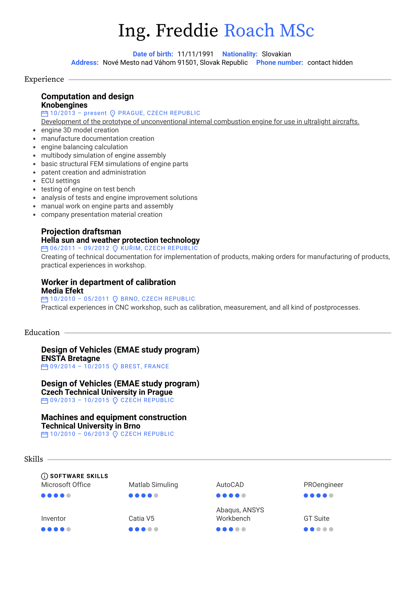 Python Developer Resume Sample