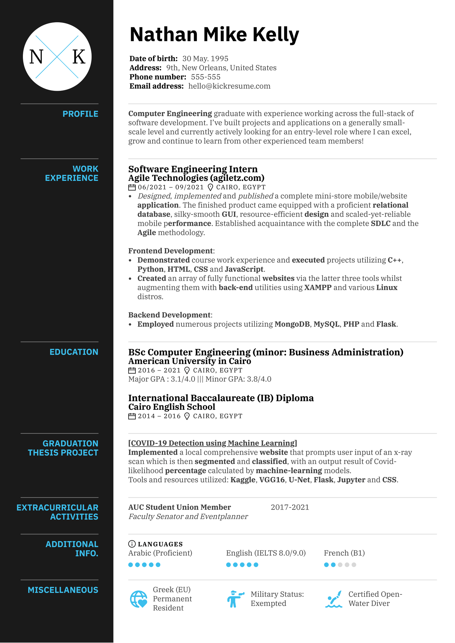 Research Extern at American Foundation for Suicide Prevention Resume Sample