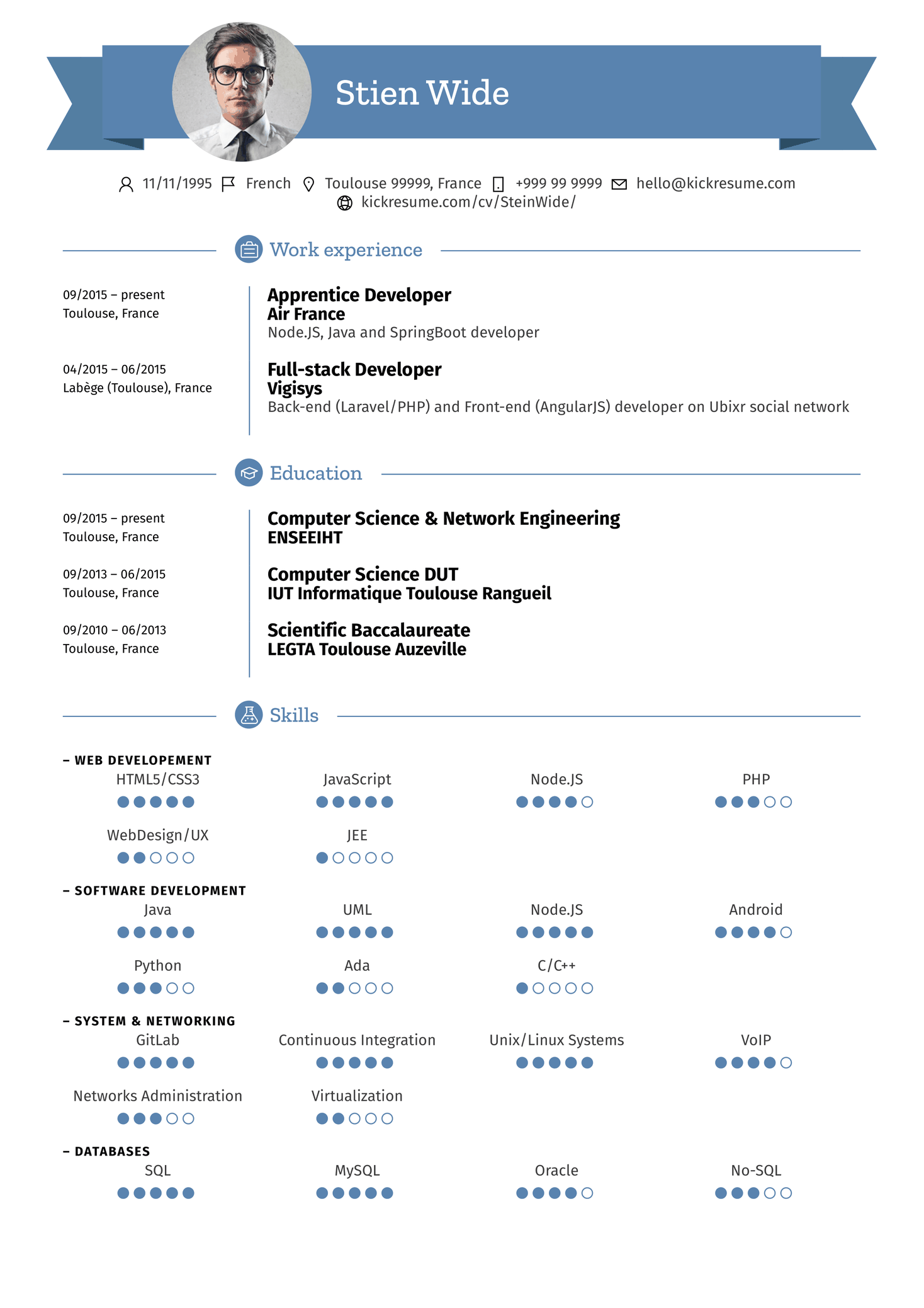 Communications Intern Resume Example