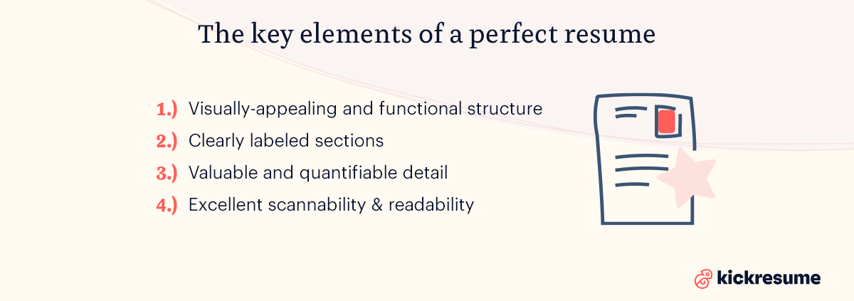 key elements of a perfect resume