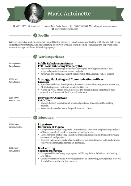 Entry Level Account Manager Resume Sample
