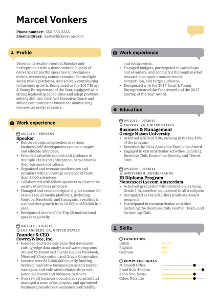 Psychiatrist Resume Example