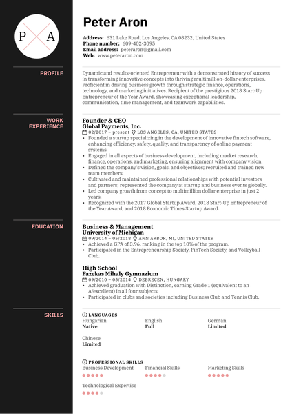 Esthetician (Aesthetician) Resume Sample