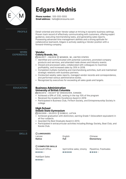 ICU Registered Nurse Resume Example