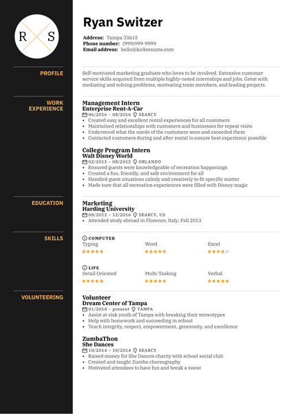 Sales Associate at LUSH Resume Template