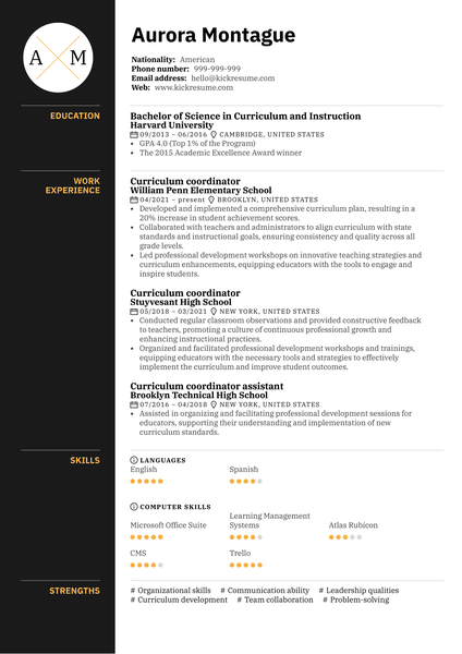 Product Developer Resume Sample