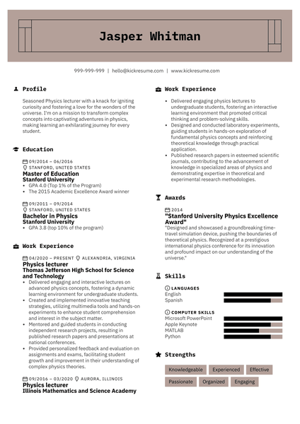 CFO Resume Example