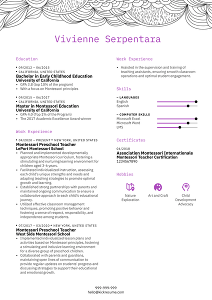 Marketing Coordinator Resume Example