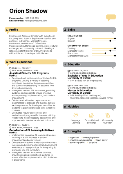 ROMEO Social Media Officer Resume Sample