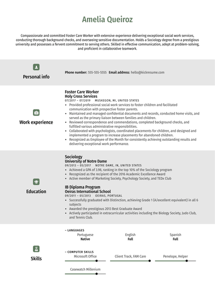 Event Organizer Resume Example