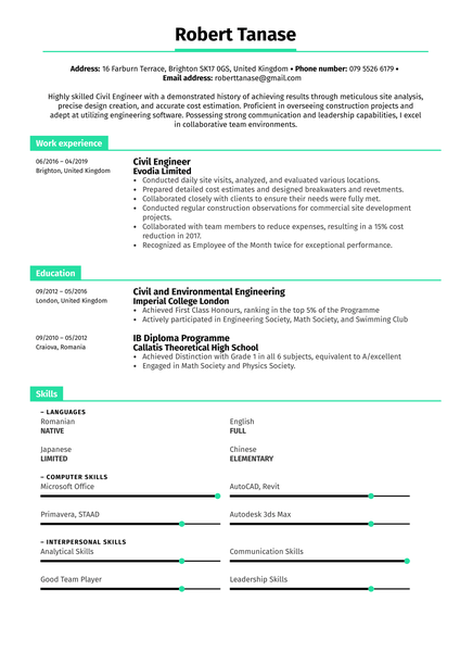 Marketing Coordinator Resume Template