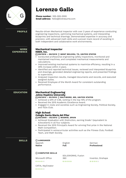 Warehouse Driver Resume Sample