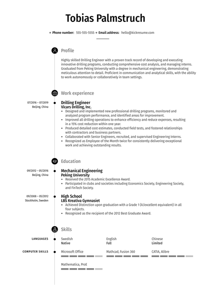 Estate Manager Resume Sample