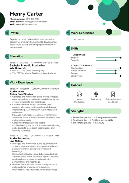 Housing Specialist Resume Example