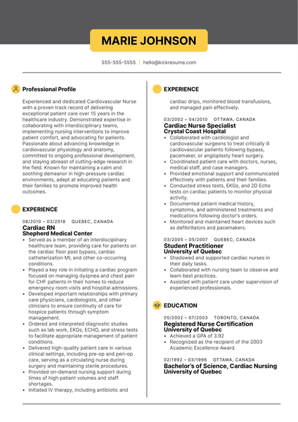 Intel IT Analyst Resume Example