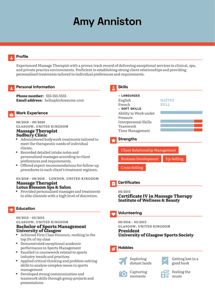 Junior Data Analytics Consultant CV Sample