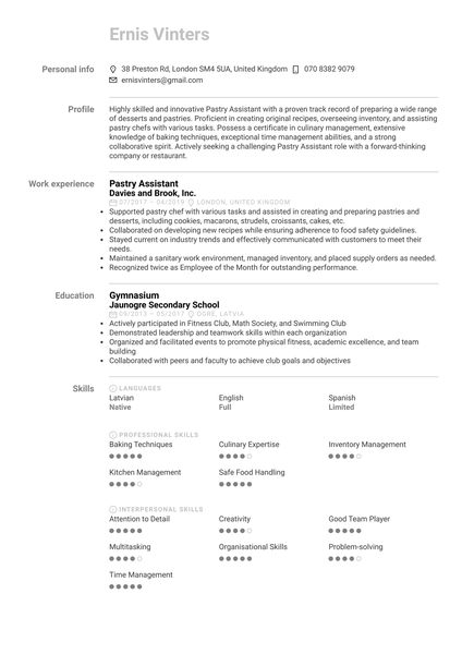 Kitchen Designer Cover Letter Sample