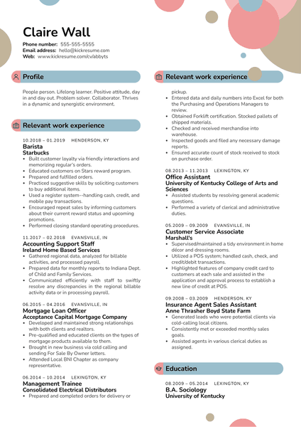 Community Health Worker at Vanderburgh County Health Department Resume