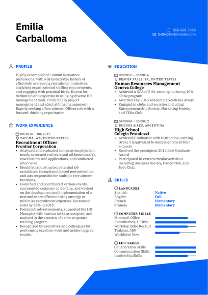 Graphic Designer Resume Sample