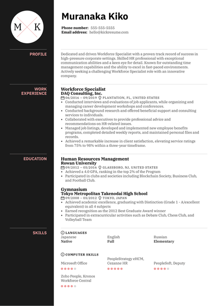 Microsoft Cloud Program Manager Resume Example