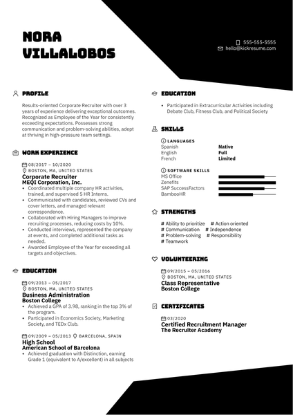 Sr. Technical Support Specialist Resume Template