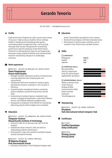 Norwegian Cabin Crew Resume Sample