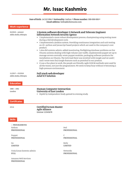 Amazon Web Services Senior Advisory Consultant Resume Example