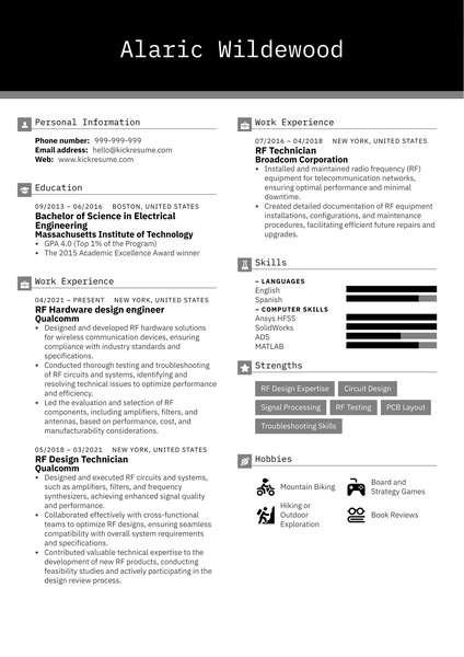 Business Development Manager Resume Example