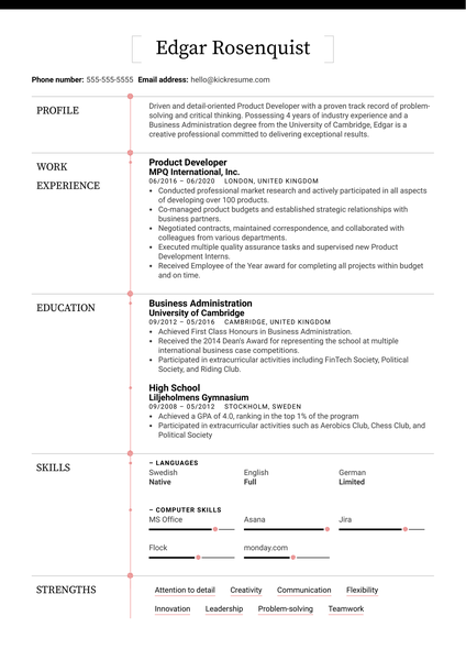 Sales Professional Cover Letter Example