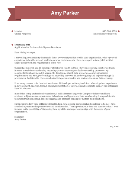 Spa Manager Cover Letter Template