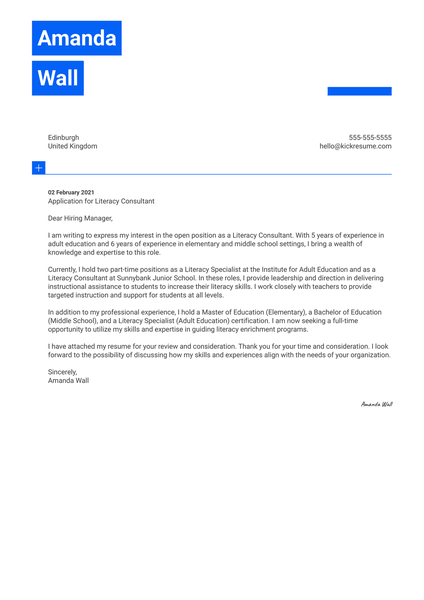 SSIS SSRS Consultant Cover Letter Sample