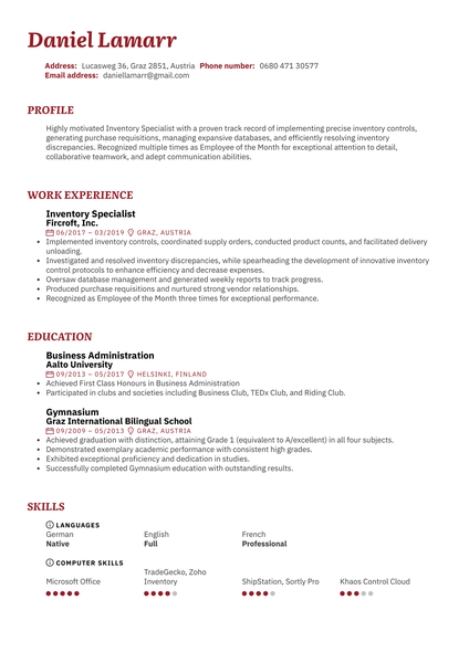 Secretary Cover Letter Sample