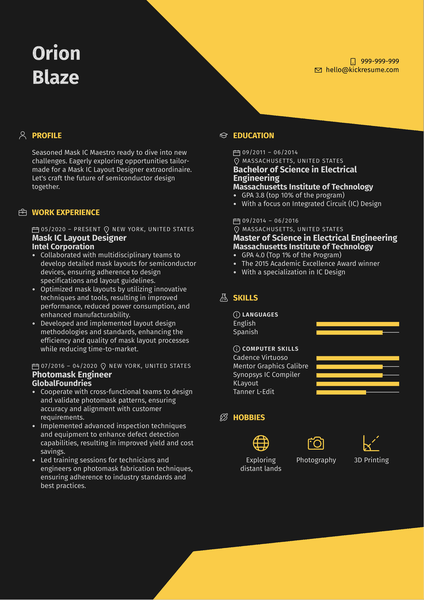 Sound Designer Resume Sample