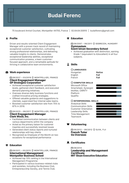 Customer Support Specialist Resume Example