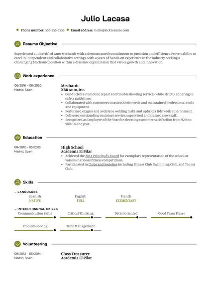 Production Assistant Resume Template