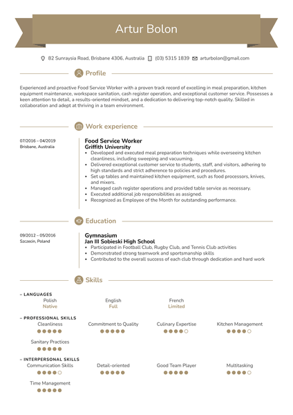 Human Resource Manager Resume Sample [DE]