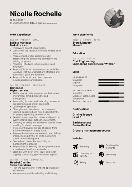 Paralegal Resume Sample