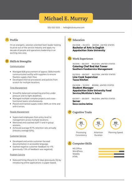 Court Officer Resume Example