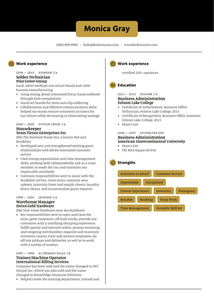 Development Executive at Frontline Education Resume Sample