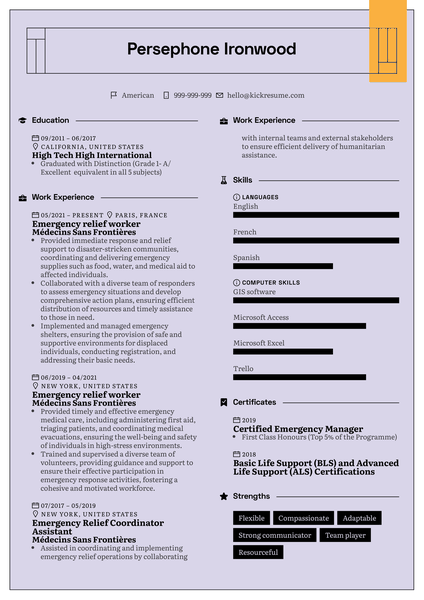 Business Development Manager at Apple Resume Sample