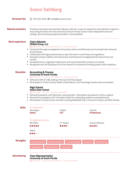 Mining Engineer Resume Sample