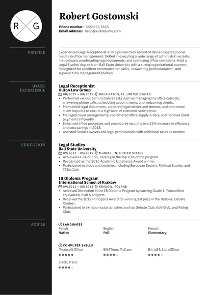 Skills on Resume Example